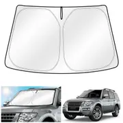 WindScreen Sun Shade for Mitsubishi Pajero 2006-2022 Blocks UV Rays Sun Visor Protector Foldable Sunshade