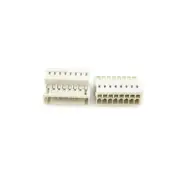 A● 2pcs WAGO 734-308 1-Conductor Male Connector 8-Pole 1,50 mm2 Light Gray New