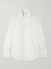 [Victoria Beckham] Victoria Beckham - Organic Cotton-poplin Shirt - White - UK 14 UK 14 White