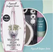 Designer Macrame Plant Hanger Kit-Pink