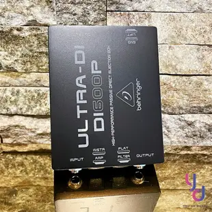 現貨可分期 BEHRINGER ULTRA DI600P DI BOX 被動式 效果器 吉他 鍵盤 貝斯 樂器 PA