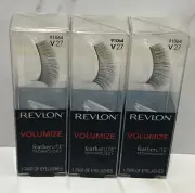 3 Revlon Volumize FeatherLITE Technology False Eyelashes V27