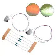 HO Scale Model Railroad Bicolor Searchlight Ground Signal Easy Installation