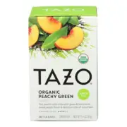 Organic Peach Green Tea 20 Bags (Case of 6) By Tazo
