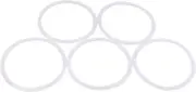 DERNORD Silicone Gasket Tri-clover (Tri-clamp) O-Ring - 4 Inch Pack of 5