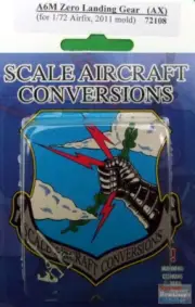 SAC72108 1:72 Scale Aircraft Conversions - A6M Zero Landing Gear Set (AFX kit)