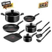 Tefal Essential Non-Stick 6Pc Cookware Set Pots and Pans Set Tefal Cookset - NEW