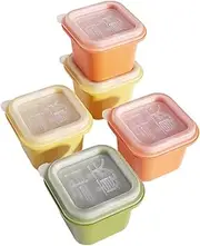Ice Tray,Ice Trays for Freezer with Lid | 5X Multifunctional Easy Pop-Out and Clean Box for Soup Baby Food Whiskey Cocktails Bourbon Coffee