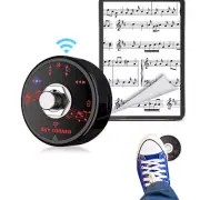 Rechargeable Bluetooth Page Turner Pedal Wireless Foot Switch for Music Sheet e