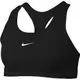 NIKE 耐吉2204女款運動內衣AS SWOOSH BRA PAD 中度支撐 黑 BV3637010