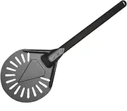 Turning Pizza Peels - Perforated Pizza Shovel Paddle for Oven | Home Pizza Turner Spinner with Detachable Handle, Anti-Scald and Non-