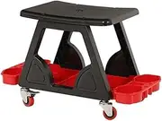 Workshop Stool Mechanic's Seat Car Multi-Function Chair Mechanic for Wax Polishing Projects Car Creeper Stool Chair Mobile Creeper Seat