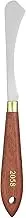 uxcell Palette Knife Painting Tool 3.74" x 0.79" Stainless Steel Teardrop Blade 8.27" Length Spatula Painting Pallet Knives with Hole Beech Wood Handle for Oil Acrylic Canvas, Red/Silver
