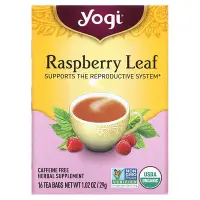 在飛比找iHerb優惠-[iHerb] Yogi Tea 女性健康幫助樹莓葉茶包，無