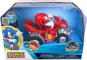 SONIC THE HEDGEHOG - KNUCKLES RADIO CONTROL CAR + TURBO BOOST BUTTON REMOTE NEW