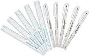 Baluue Elegant Eyebrow Marker Pen Set 5pcs Tattoo Positioning Tools Marking Pens Eyebrow Markers Ruler for Microblading