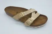 Birkenstock Birko Flor YAO BALANCE Patent Sand BNIB 1013548 1013549