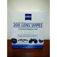 在飛比找蝦皮購物優惠-Zeiss 蔡司 鏡面擦拭紙 眼鏡擦拭紙 200張盒裝