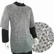 Chainmail Shirt 9 mm Round Riveted Chainmail LARP Armour Chain mail
