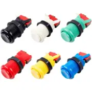 6 Arcade Game HAPP Style Push Button Microswitch For JAMMA MAME DIY Mix Color
