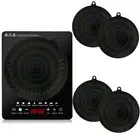 4X Induction Cooktop Protector Thermochromic Induction Cooktop Mat Siliconeଓ