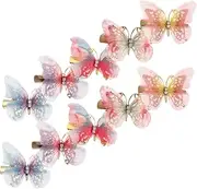 10pcs Children's Butterfly Hair Clip Hair Accessories Mini Hair Clips Butterfly Hairpin Hair Pin for Hair Clips for Thin Hair Butterfly Clips for Hair Clip for Hair RORPOIR