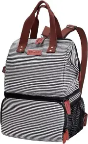 DYNASCO Cooler Backpack Insulated Cooler Bag, 20L Large Capacity Double Layer Lu