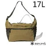 ☆【Snow Peak】Middle Shoulder Bag 日用休閒通勤側背包17L/AC-21AU416BR 棕色