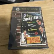 Sherlock Holmes The Definitive Collection 4 DVD Set Basil Rathbone Nigel Bruce