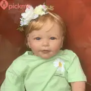 22" Reborn Finished Baby Doll Hand Paint Girl Dolls Newborn Toddler Alive Gift