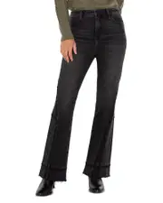 Liverpool Los Angeles Hannah High Rise Flare Leg Jeans in Mooreland