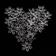 20pcs Christmas Snowflakes Party Ornaments Festival Xmas Tree Hanging Decoration