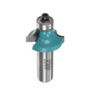Roundover Router Bit 1/2 Shank 5/16" Radius Carbide Tipped with Bearing Cyan
