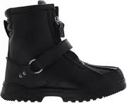 [POLO RALPH LAUREN] Unisex-Child Conquered Hi Combat Boot, Black, 1 Little Kid