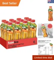 Peach Flavoured Black Iced Tea Multipack Bottles 12 x 500mL