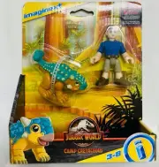 NIB Fisher Price Imaginext Jurassic World Camp Cretaceous Bumpy and Ben Figure