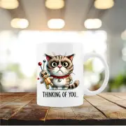 Thinking 0f U, Coffee/Tea/Chocolate 12 oz.Mug/Cup/Sublimated/Personalize(cu121)