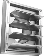 TEHAUX Dryer Vent Cover Louvered Design for Outdoor Wall Ventilation Rain Sun Resistant Vent Cover Durable Protection for Dryer Range Hood Exhaust Systems
