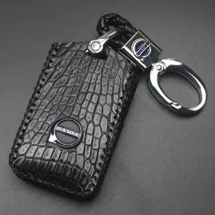 【熱銷】 汽車鑰匙包 鑰匙包 適用於富豪XC40 XC60 XC90 S90 V90 鱷魚皮車鑰匙包 Zz