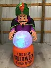 8ft Gemmy Airblown Inflatable Prototype Halloween Fortune Teller #71966