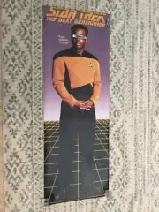 1993 Star Trek The Next Generation La Forge Poster #BL248 -26" x 74"- NOS