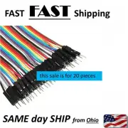 Arduino Jumper Wires - Patch cable wire colored pin wires - Breadboard Pin cable