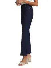 Elie Tahari womens The Gavi Bootcut Slit Pants 2 Midnight Blue 31 in inseam $295