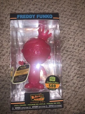 Freddy Funko Hikari Japanese Vinyl Neon Glitter Pink LE 500
