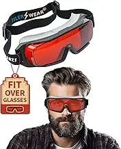 Professional OD6+ Laser 532nm Band Glasses, 180-540nm Safety for Green, UV/Purple and Blue Laser, Whitening, Cold Light, Engraving, With Safety Glasses
