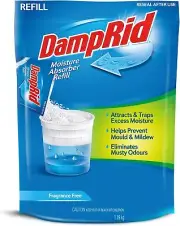 DampRid FG30K Moisture Absorber Refill, 42-Ounce (Pack of 4)