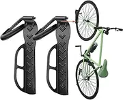 Wallmaster Bike Rack Garage Wall Mount Bicycles 2-Pack Storage System Vertical Bike Hook for Indoor