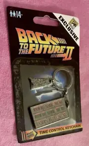 SDCC CON EXCLUSIVE BACK TO THE FUTURE II TIME CONTROL KEYCHAIN