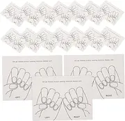 Gogogmee Nail Display Cards Nail Art Display Board Manicure Showing Paper Boards
