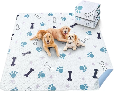 Washable Pee Pads for Dogs: 2 Pack Reusable Puppy Training Pads, Durable and ...